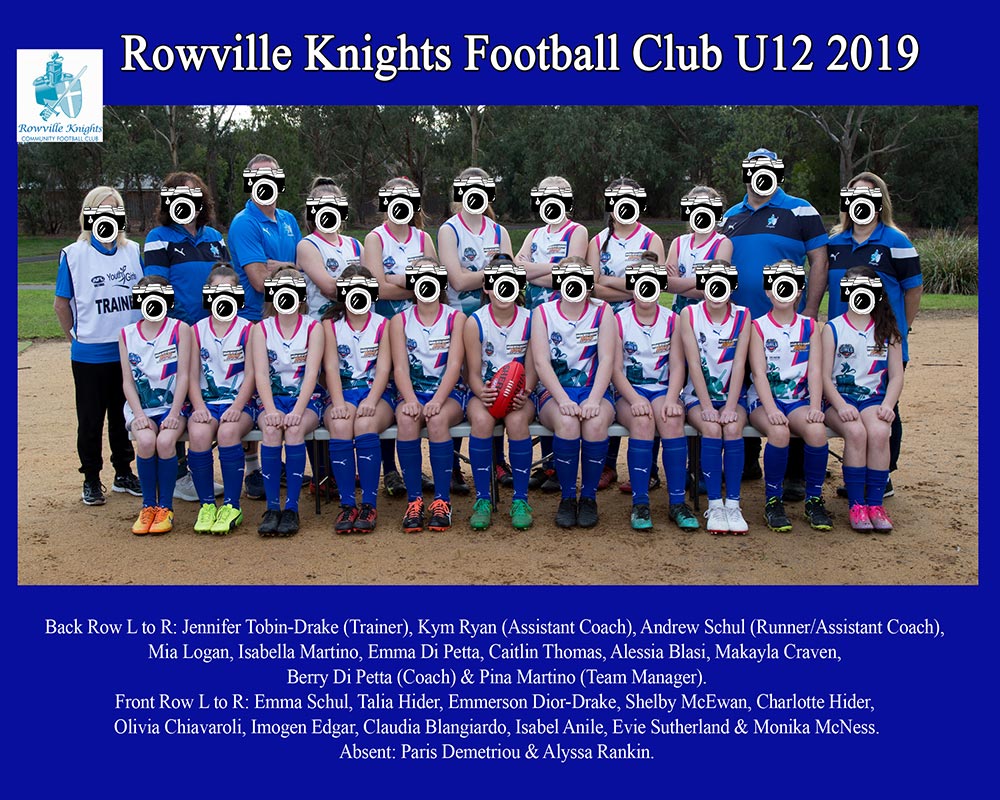 Main Frame Photography - Rowville Knights group photo
